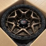 17x9 6x139.7 ET0 110.1 DARK MATT BRONZE MATT BLACK RING KF47