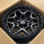 17x9 6x139.7 ET-12 110.1 MATT GUNMETAL BLACK LIP