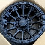 17x9 6x139.7 ET0 110.1 MATT BLACK