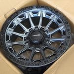 18x9 6x139.7 ET0 110.1 MATT GUN METAL BLACK LIP