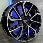 15x6 4x100 ET39 73.1 BLACK MACHINED FACE