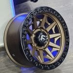 16x8 5x114.3 ET0 73.1 MATT BRONZE BLACK LIP