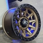 17x8.5 5x150 ET-12 110.5 MATT BRONZE MATT BLACK LIP