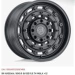 18x9.5 6x139.7 6x135 ET12 MATT BLACK