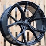 18x8 5x112 ET45 57.1 GLOSS BLACK