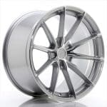 20x10.5 5x120 ET33 BLANK Silver Machined Face