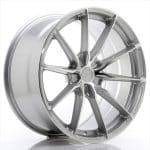 20x10 5x120 ET25 BLANK Silver Machined Face