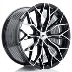 20x9.5 5x112 ET40 BLANK Gloss Black Machined Face