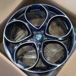 20x8 5x110 ET37 65.1 MATT BLACK MACHINED FACE