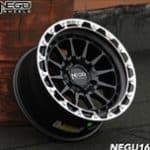 17x8.5 6x139.7 ET25 106.2 SATIN BLACK