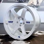 18x9.5 5x100 ET43 TE37SAGAS+30ST F3 WH