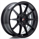17x7 4x100 4x108 ET25 Matt Black